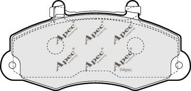 APEC braking PAD1105
