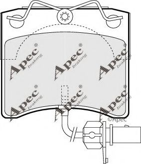 APEC braking PAD1146