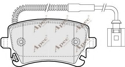 APEC braking PAD1367