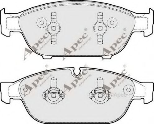 APEC braking PAD1810