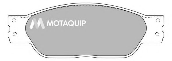 LVXL1316 MOTAQUIP Комплект тормозных колодок, дисковый тормоз