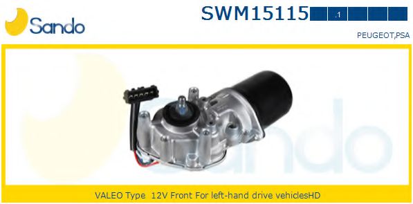 SWM15115.1 SANDO Двигатель стеклоочистителя
