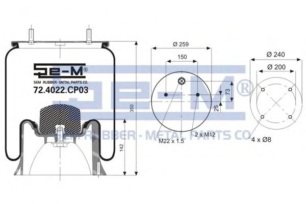 SEM LASTIK 72.4022.CP03