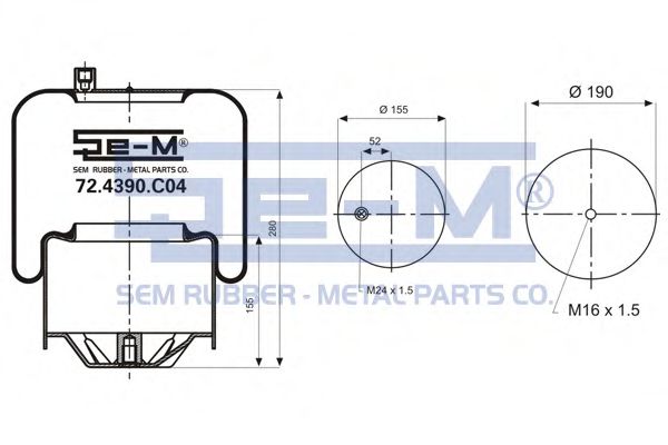 SEM LASTIK 72.4390.C04