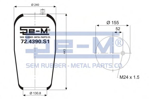 SEM LASTIK 72.4390.S1