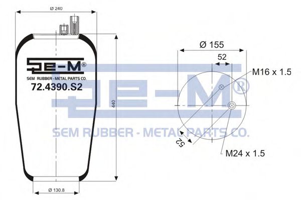 SEM LASTIK 72.4390.S2