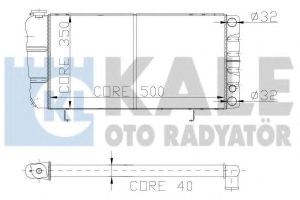 KALE OTO RADYATÖR 105100