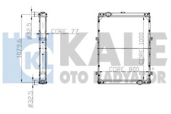KALE OTO RADYATÖR 132500