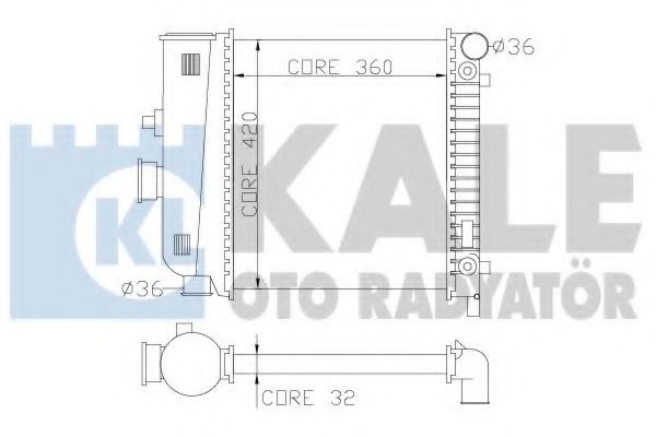 KALE OTO RADYATÖR 351400
