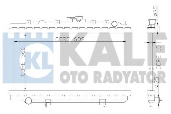 KALE OTO RADYATÖR 363000