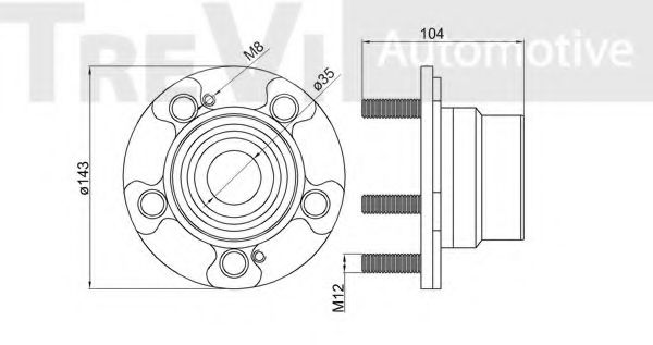 TREVI AUTOMOTIVE WB1098
