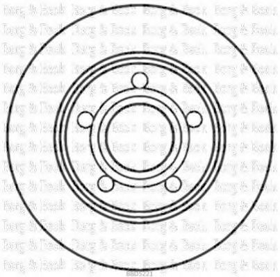BORG & BECK BBD5221