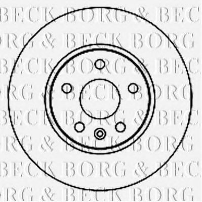 BBD4796 BORG & BECK Тормозной диск