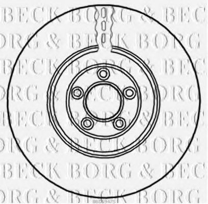 BORG & BECK BBD5947S