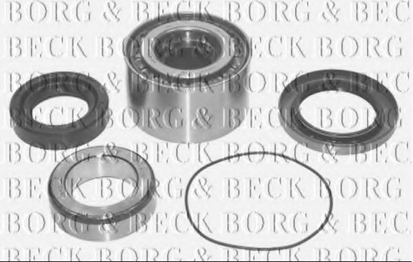 BWK583 BORG & BECK Комплект подшипника ступицы колеса