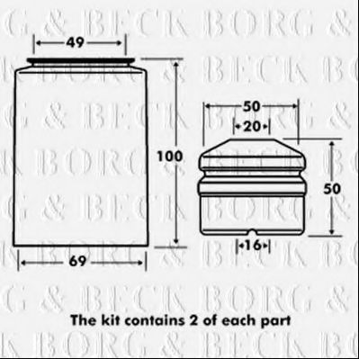 BORG & BECK BPK7028
