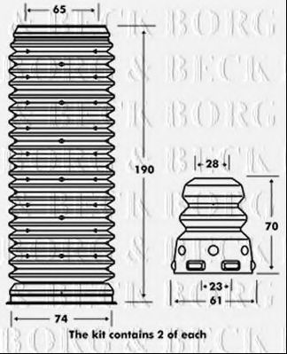 BORG & BECK BPK7073