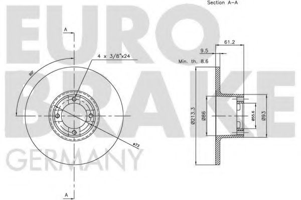 EUROBRAKE 5815201214