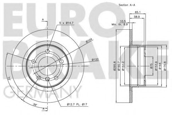 EUROBRAKE 5815201556
