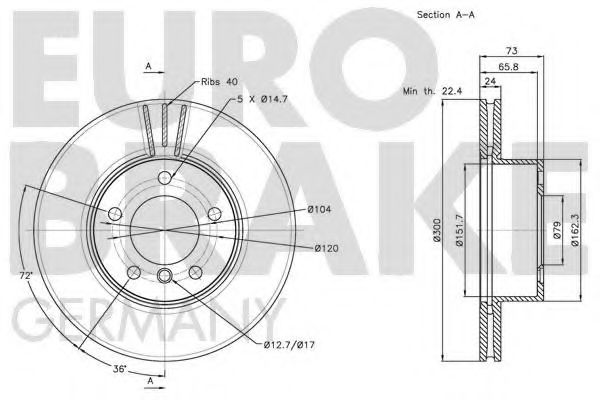 EUROBRAKE 5815201566