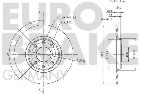 EUROBRAKE 5815201925
