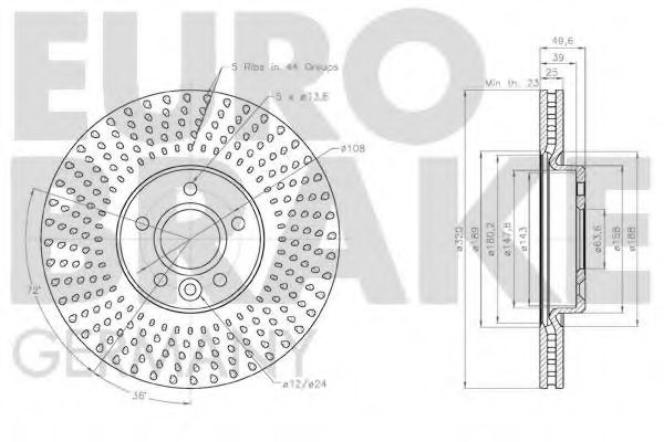 EUROBRAKE 58152025105