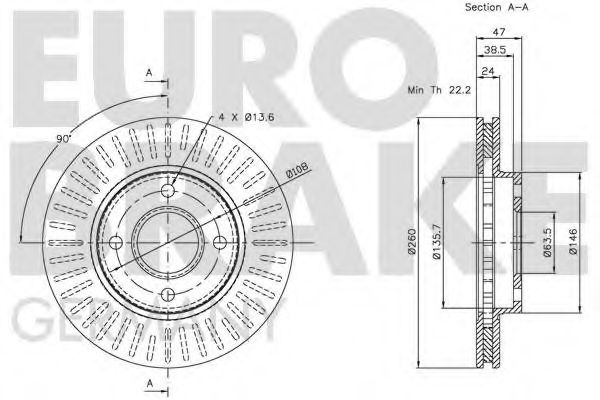 EUROBRAKE 5815202533