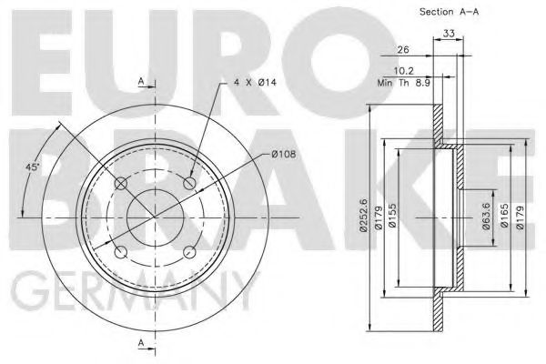 EUROBRAKE 5815202536