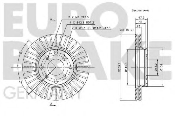 EUROBRAKE 5815202616