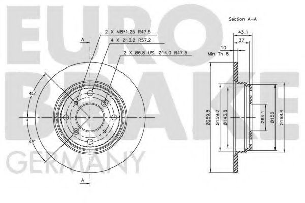EUROBRAKE 5815202619