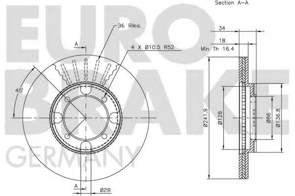 EUROBRAKE 5815203007