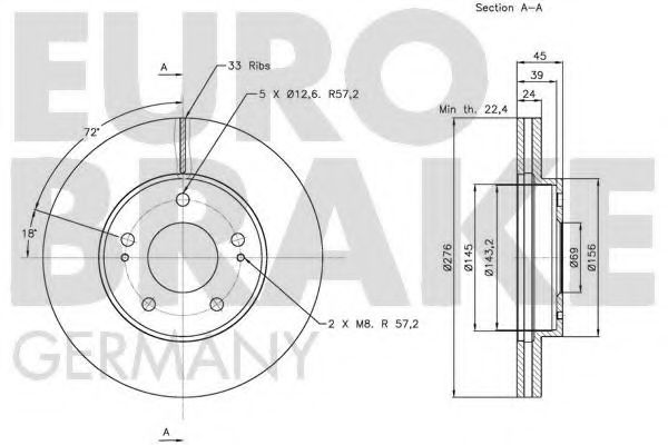 EUROBRAKE 5815203034