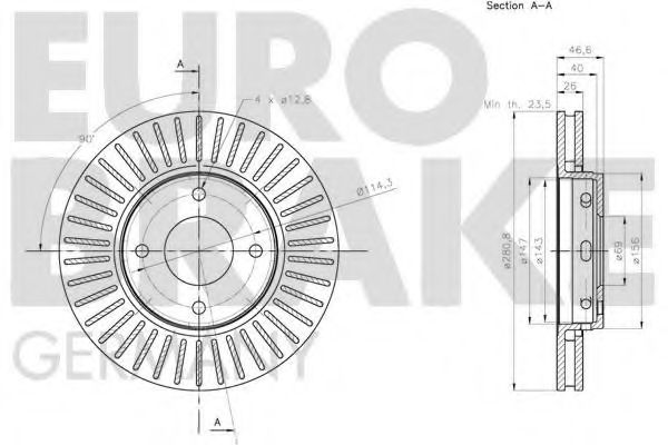 EUROBRAKE 5815203086