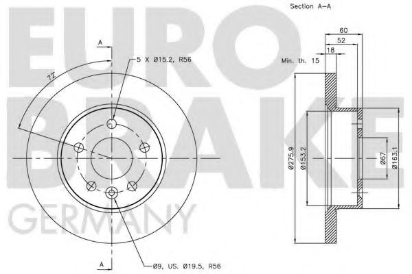 EUROBRAKE 5815203367