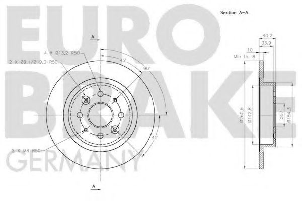EUROBRAKE 5815203508