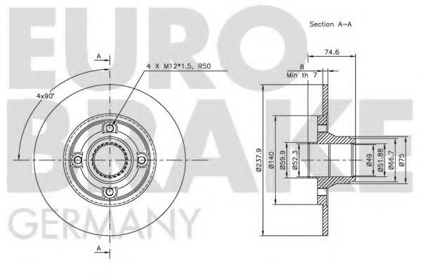 EUROBRAKE 5815203916