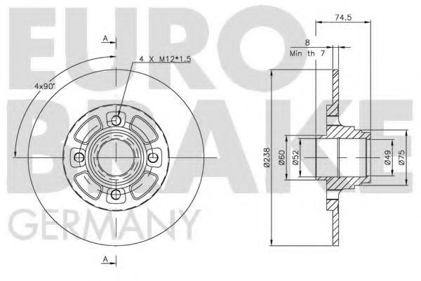 EUROBRAKE 5815203927