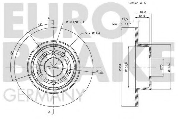 EUROBRAKE 5815204019