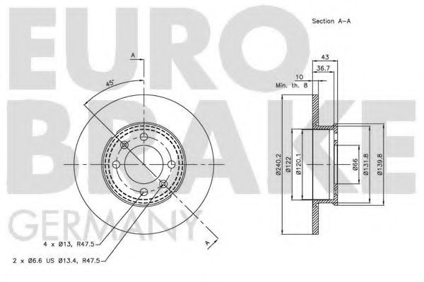 EUROBRAKE 5815204024