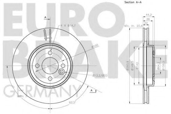 EUROBRAKE 5815204040