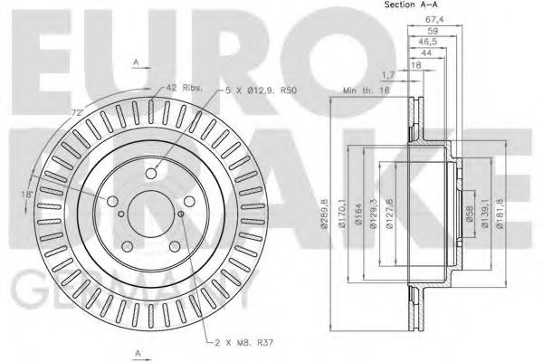 EUROBRAKE 5815204414