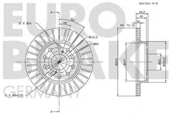 EUROBRAKE 5815204556