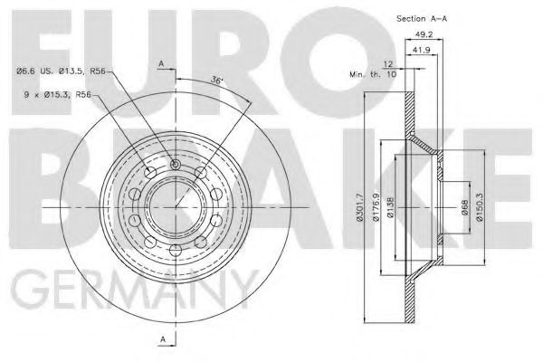 EUROBRAKE 58152047109