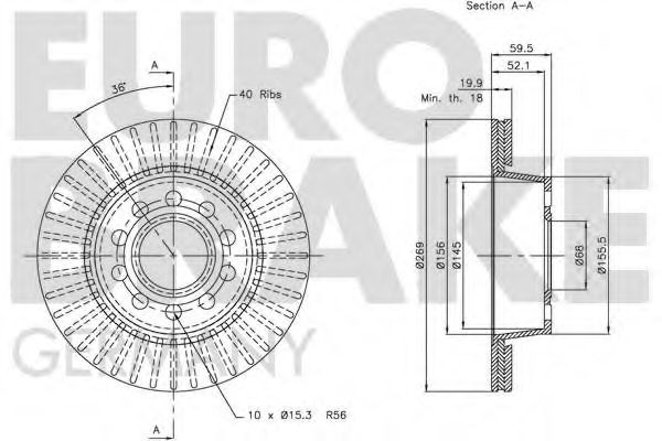 EUROBRAKE 5815204781