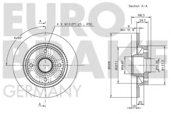 EUROBRAKE 5815204836