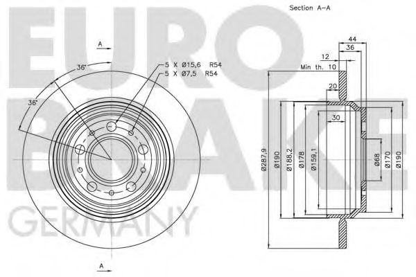 EUROBRAKE 5815204854