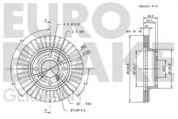 EUROBRAKE 5815205206