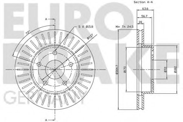 EUROBRAKE 5815209303