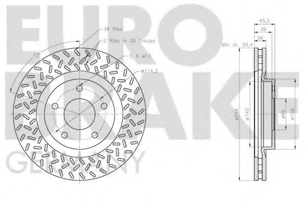 EUROBRAKE 5815209329