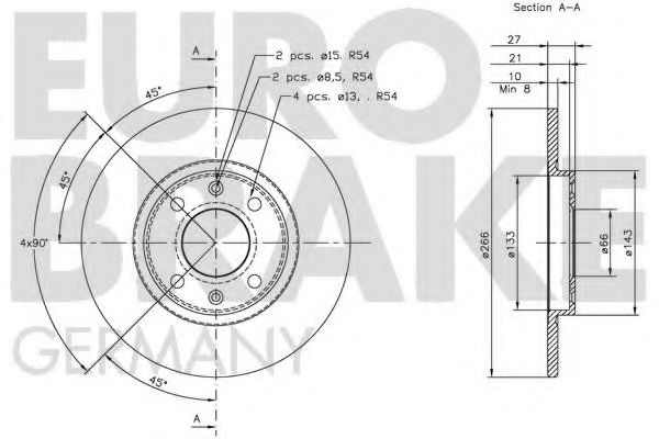 EUROBRAKE 5815209914